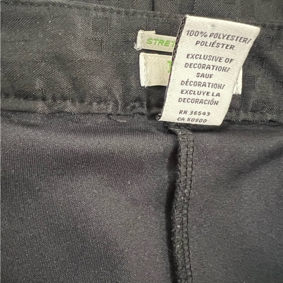 Izod Xfg Golf Skort Skirt Stretch Textured Black Geometric Mesh Brief Size 14 - Picture 13 of 15